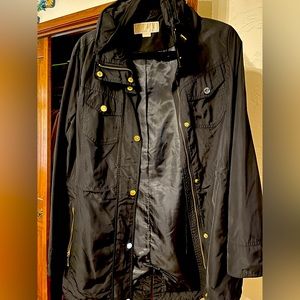 MICHAEL Michael Kors Black Jacket with Hood